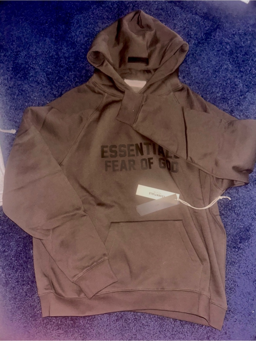 Fear of God Essentials Hoodie in Brown